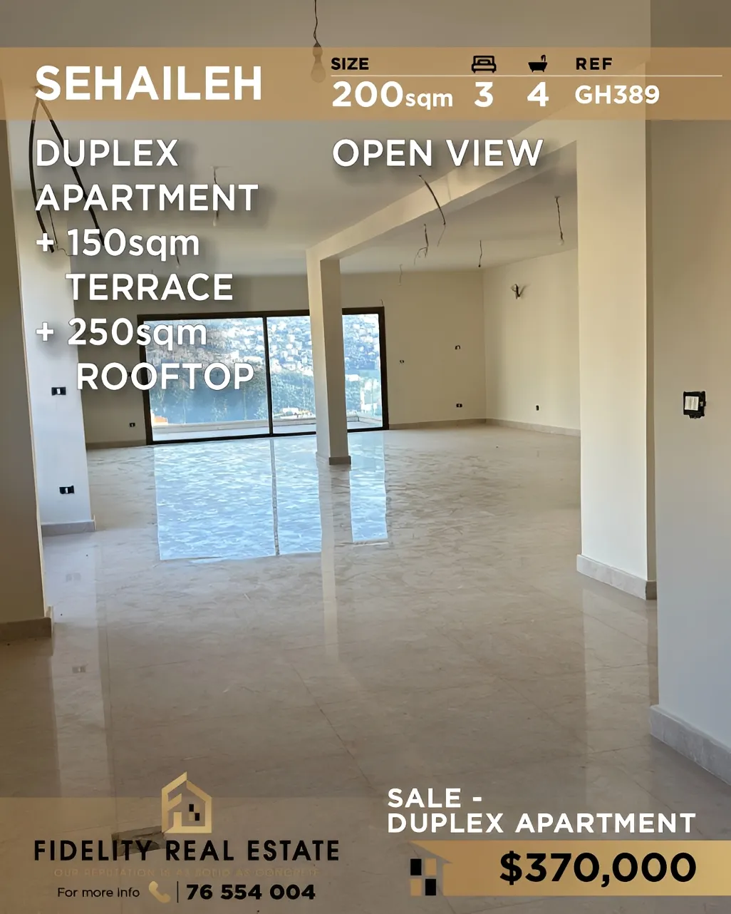 Duplex for sale in Sehayleh, Lebanon - 3 bed, 4 bath