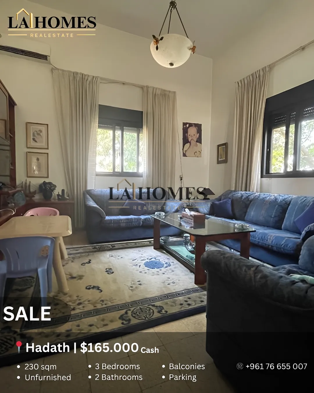 Apartment for sale in Hadath, lebanon - 3 bed, 2.0 bath