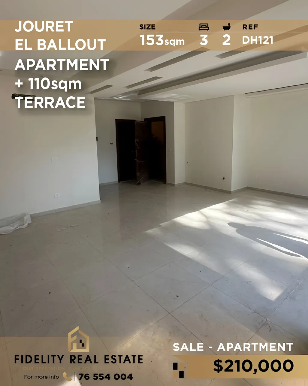 Apartment for sale in Jouret El Ballout, Lebanon