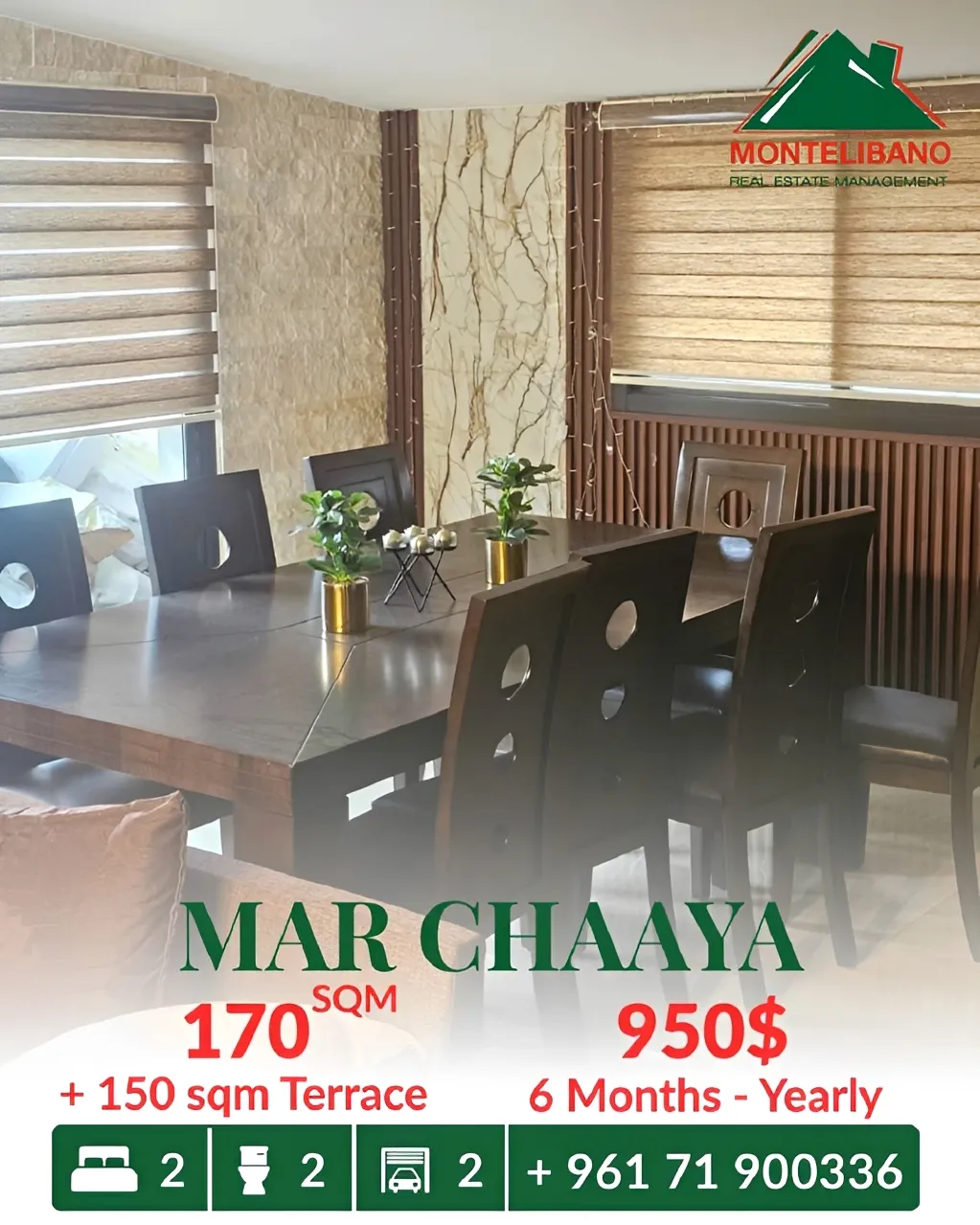 Apartment for rent in Mar Chaaya