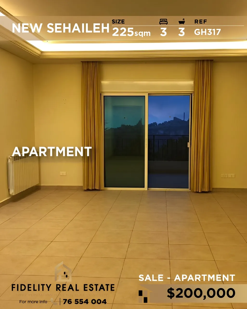 Apartment for sale in Sehayleh, Lebanon - 3 bed, 3 bath