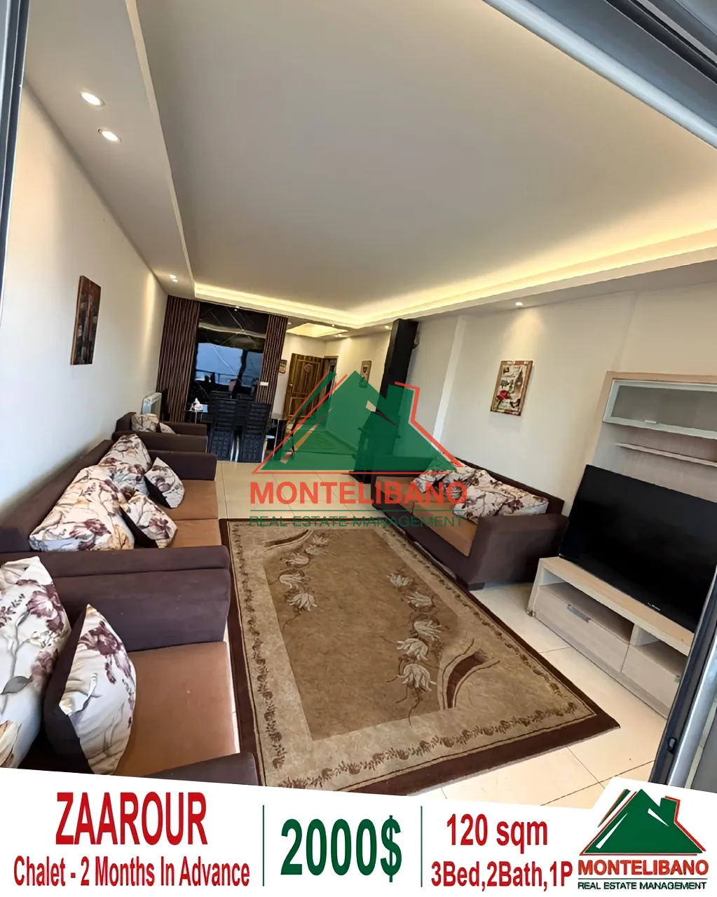 Chalet for rent in Zaarour, Lebanon