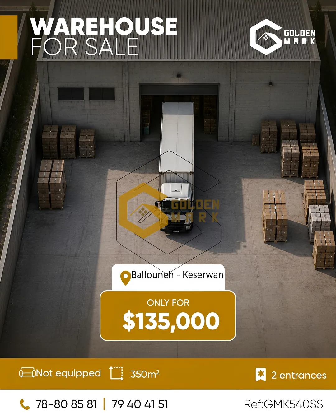 Warehouse for Sale in Ballouneh