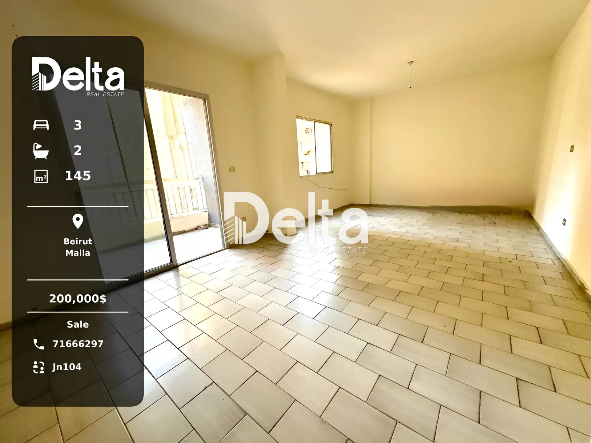 Apartment for sale in El malla, beirut, lebanon