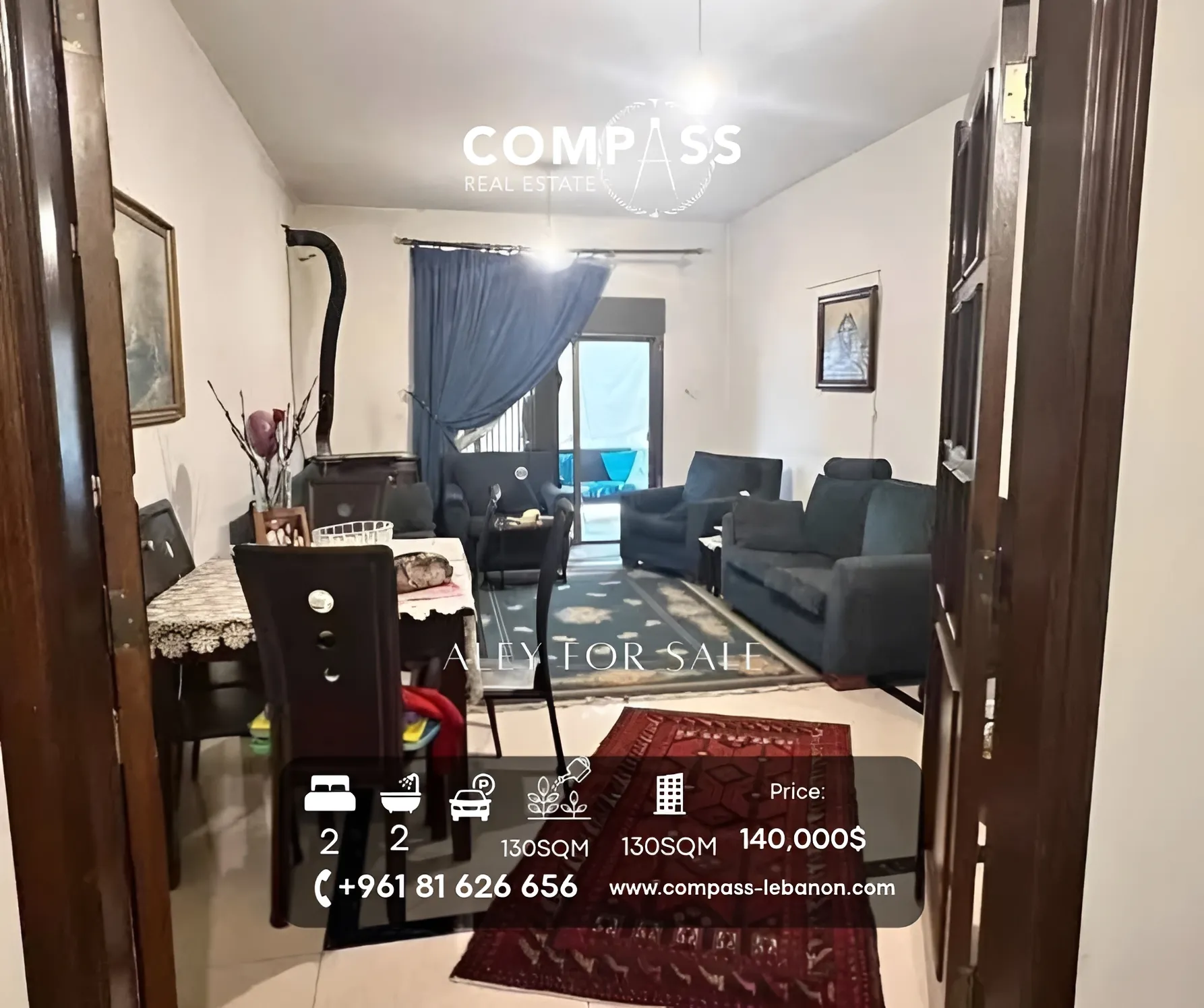 Apartment for sale in Aley