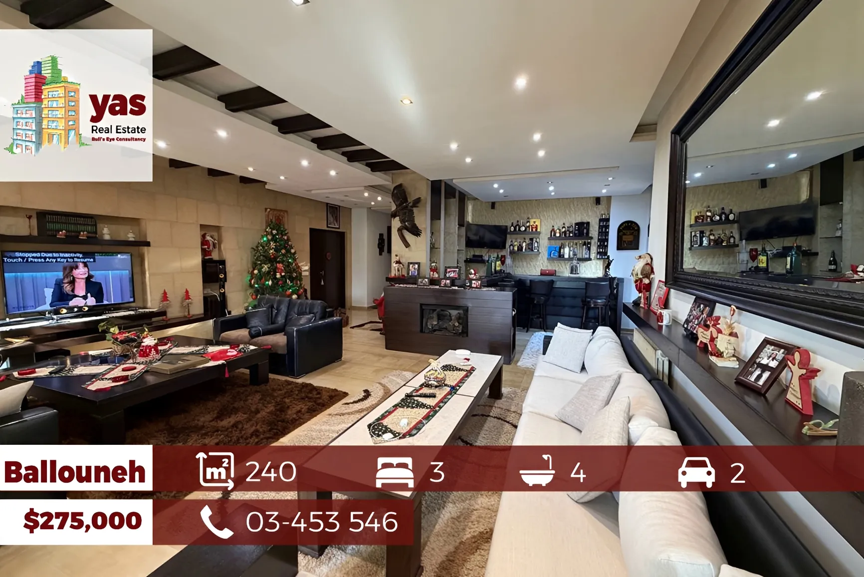 Apartment for Sale in Ballouneh