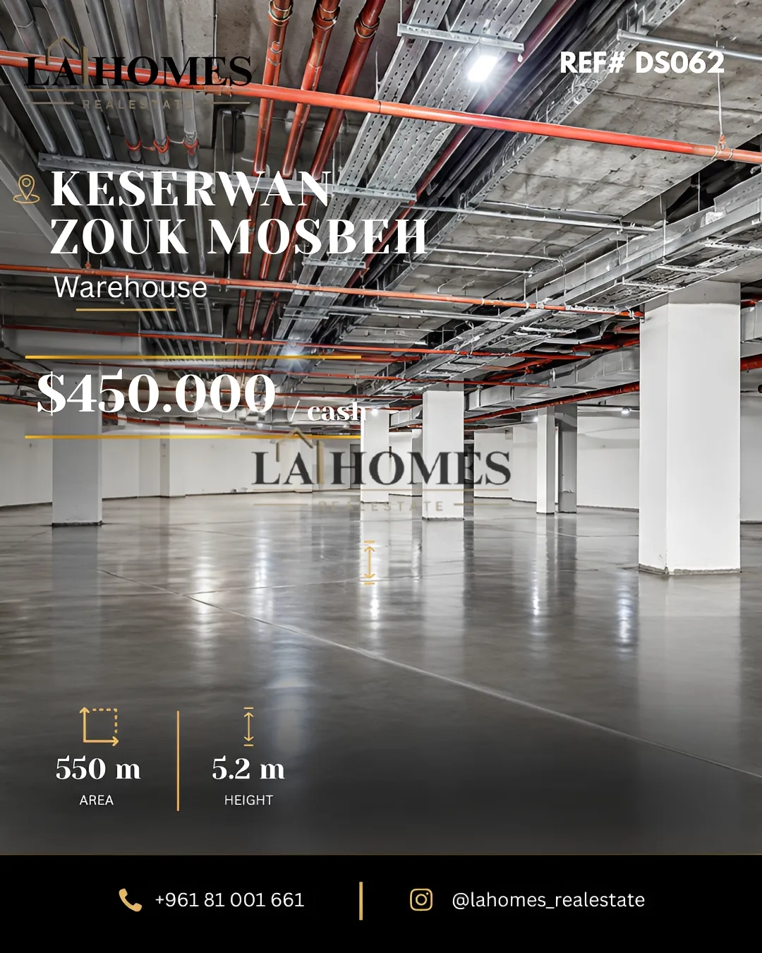 Warehouse for sale in Zouk Mosbeh