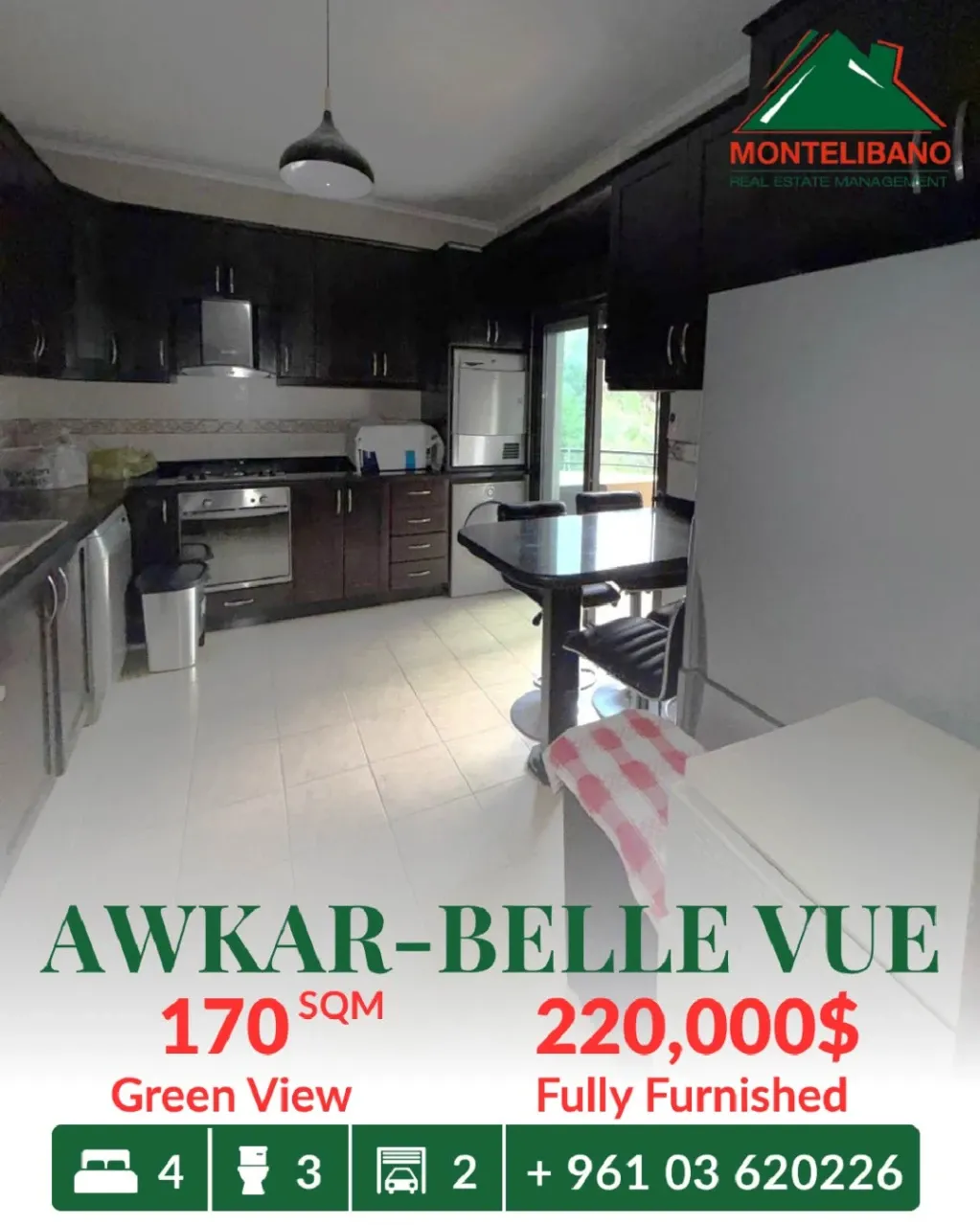 Apartment for sale in Beit Aaoukar, Lebanon