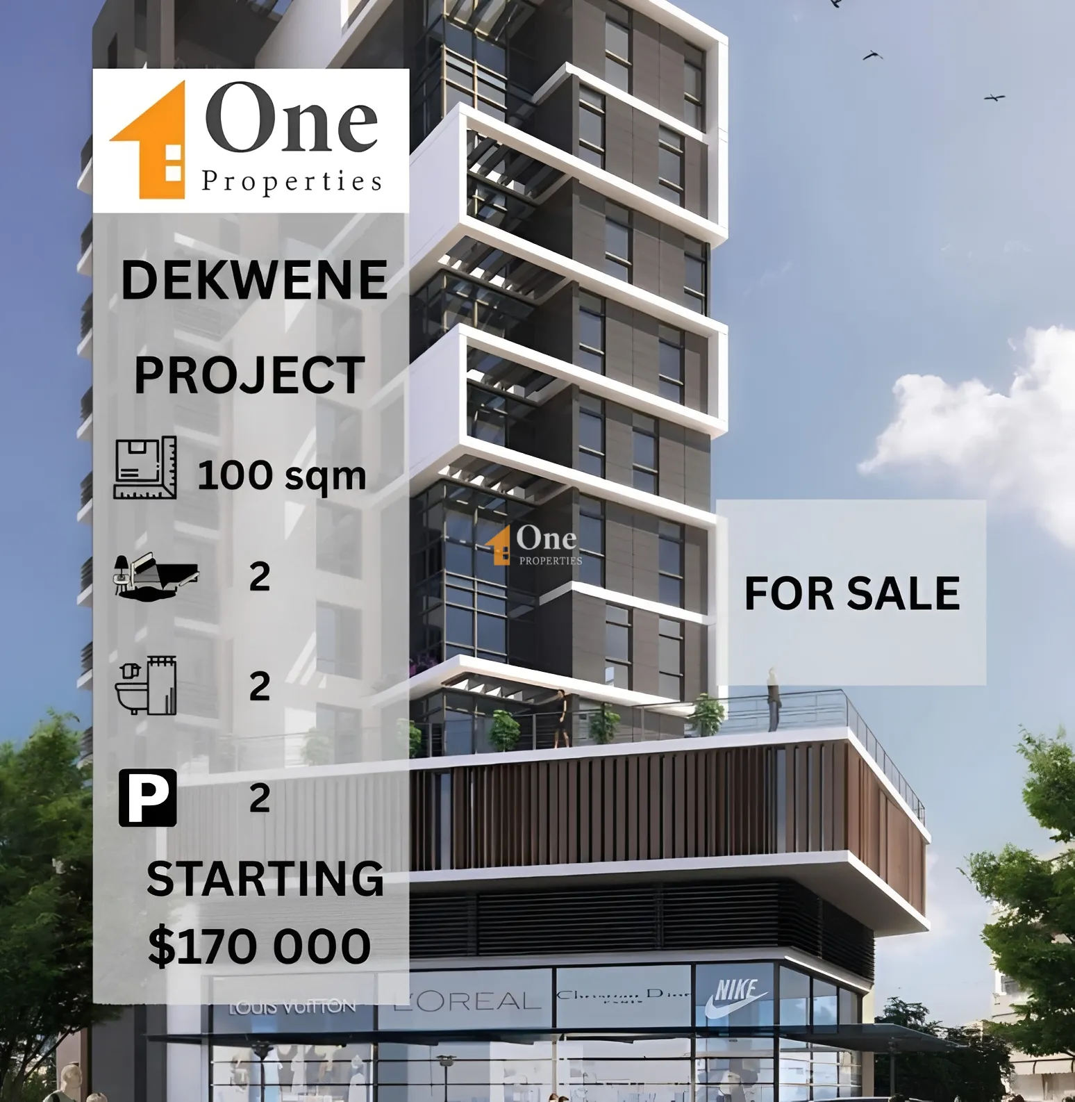 Apartment for sale in Dekwaneh, Lebanon