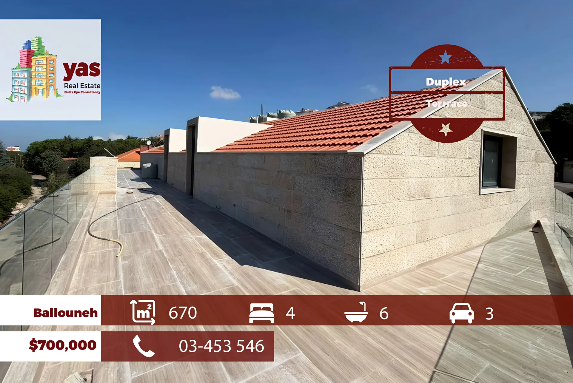 Apartment for Sale in Ballouneh