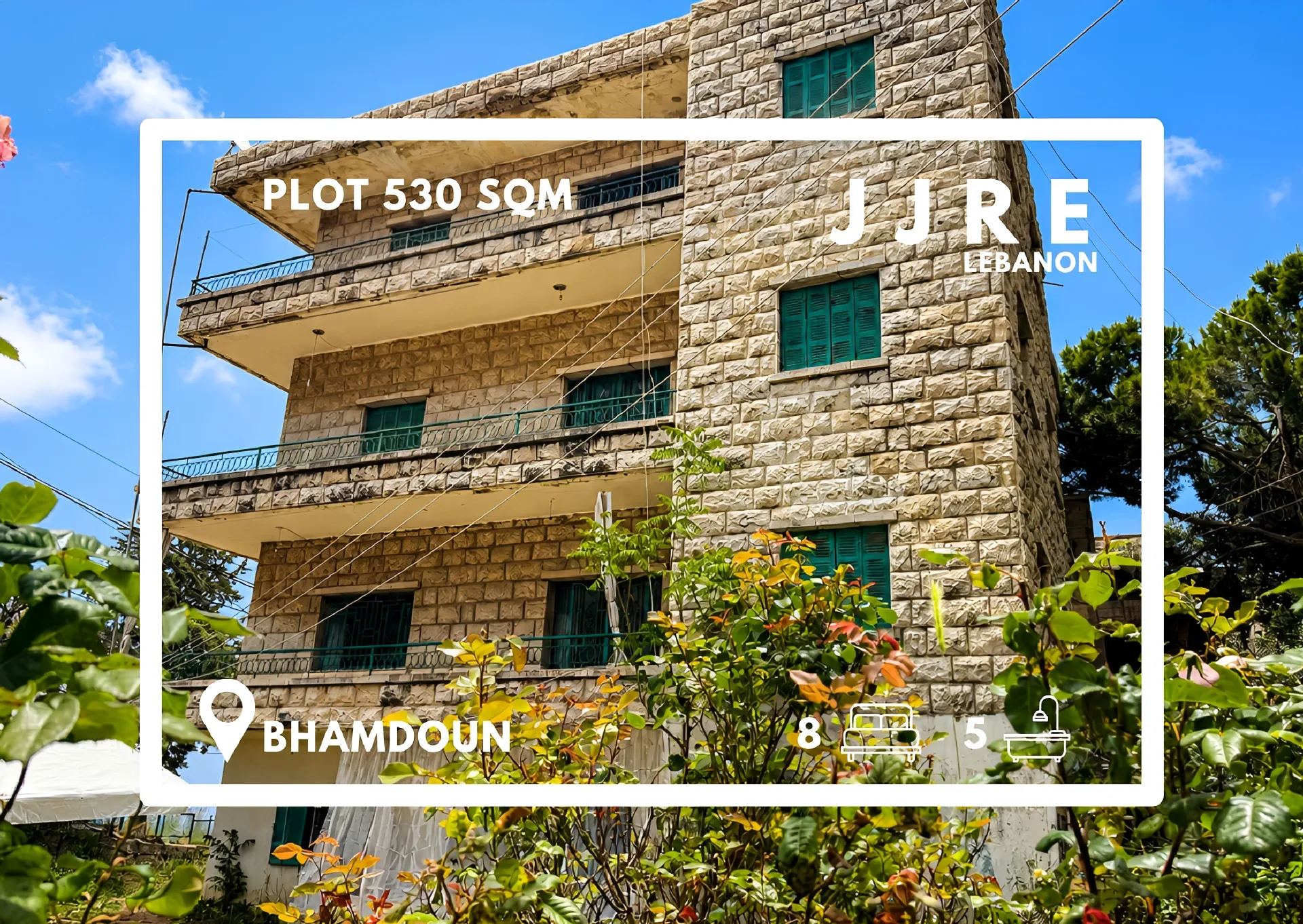 Residential for sale in Bhamdoun, lebanon