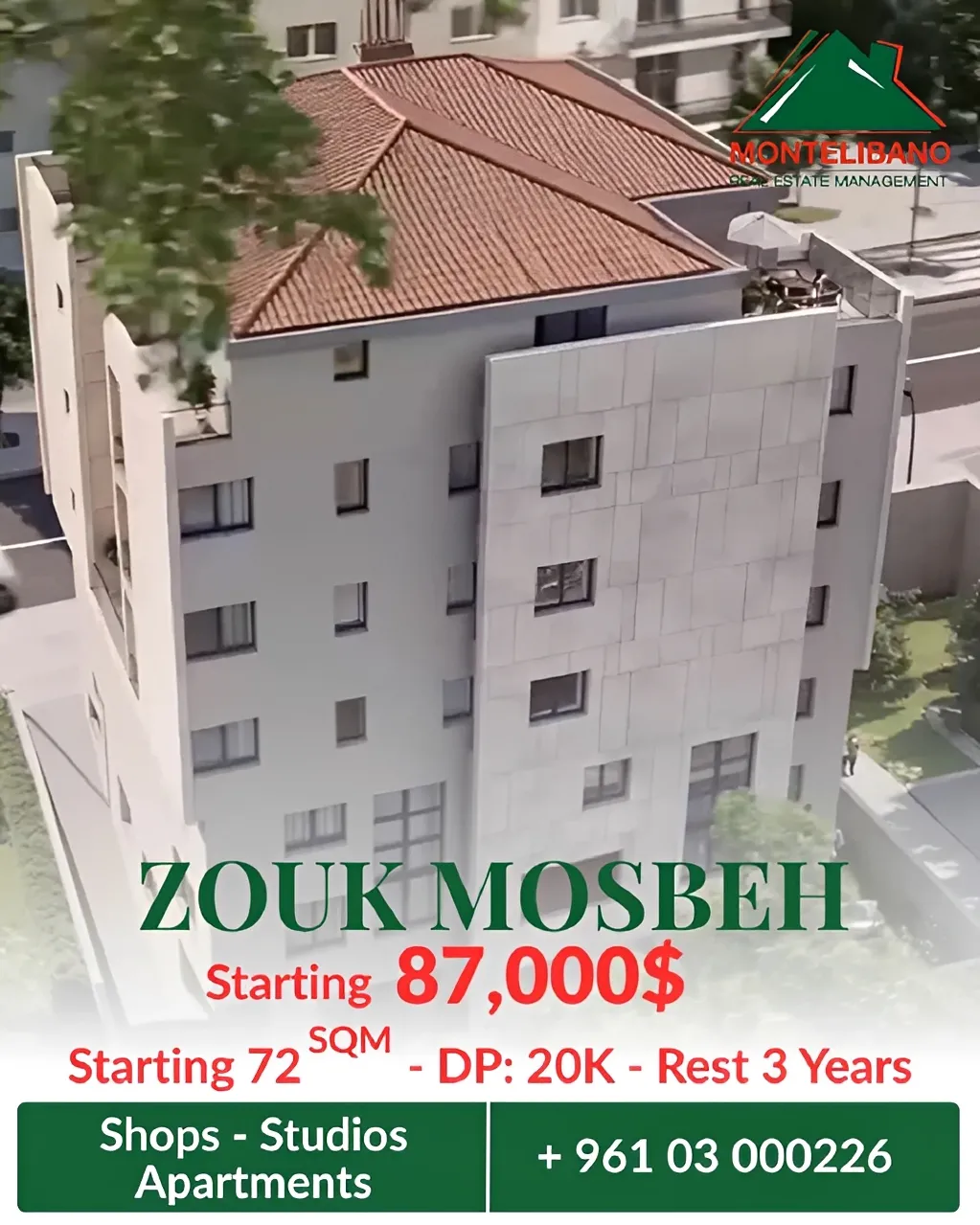 Apartment for sale in Zouk Mosbeh, Lebanon