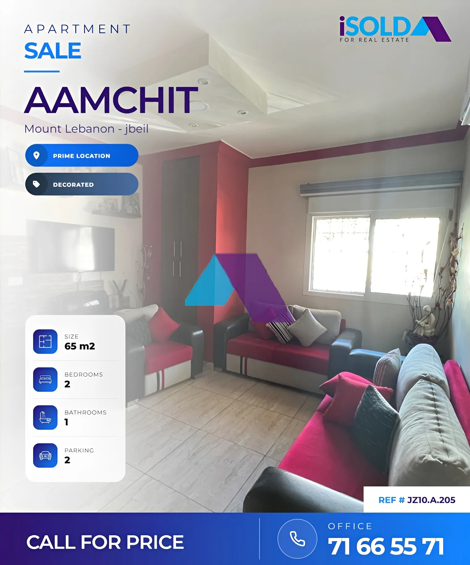 Apartment for sale in Aamchit