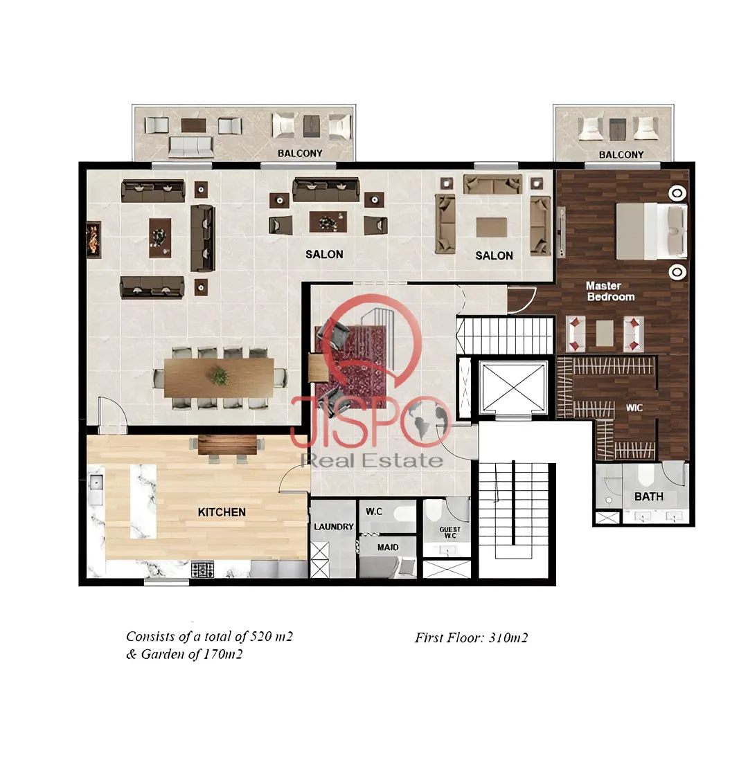 Duplex for Sale in Yarzeh - 4 bed, 6 bath