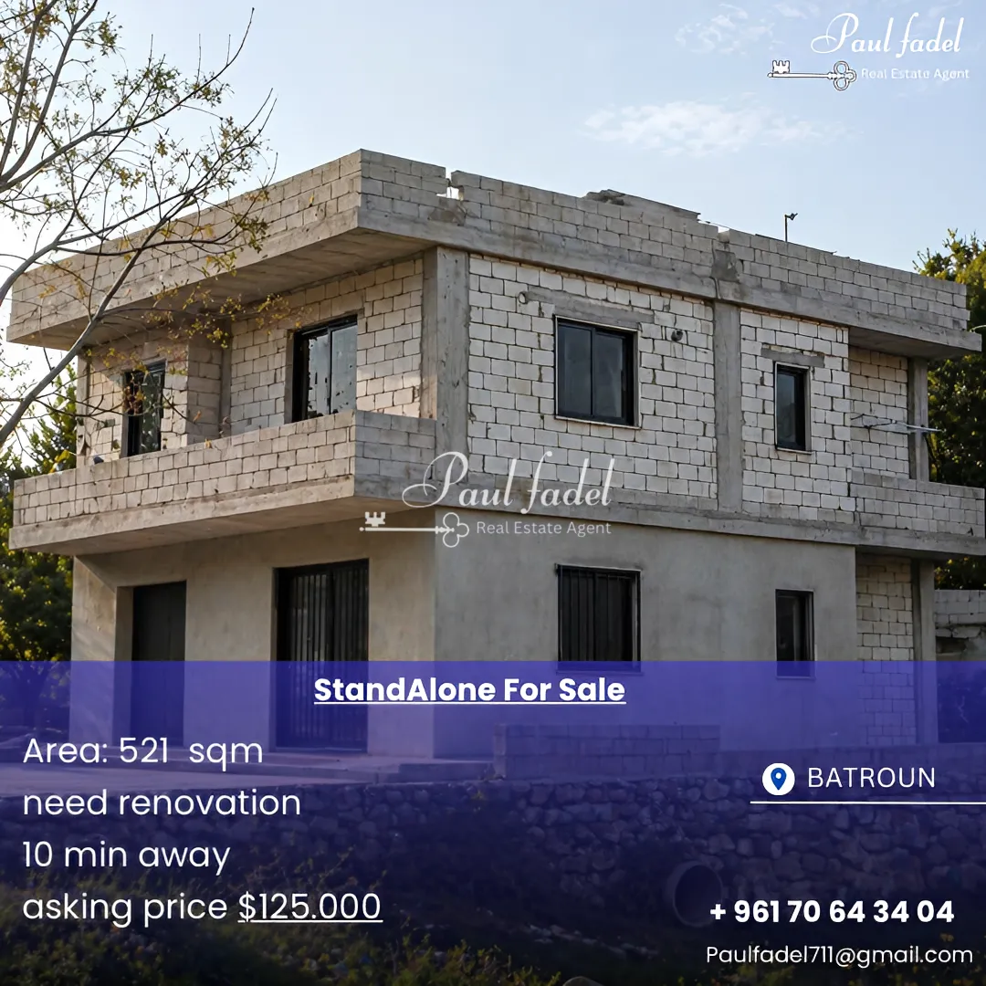 Building for sale in Batroun, lebanon