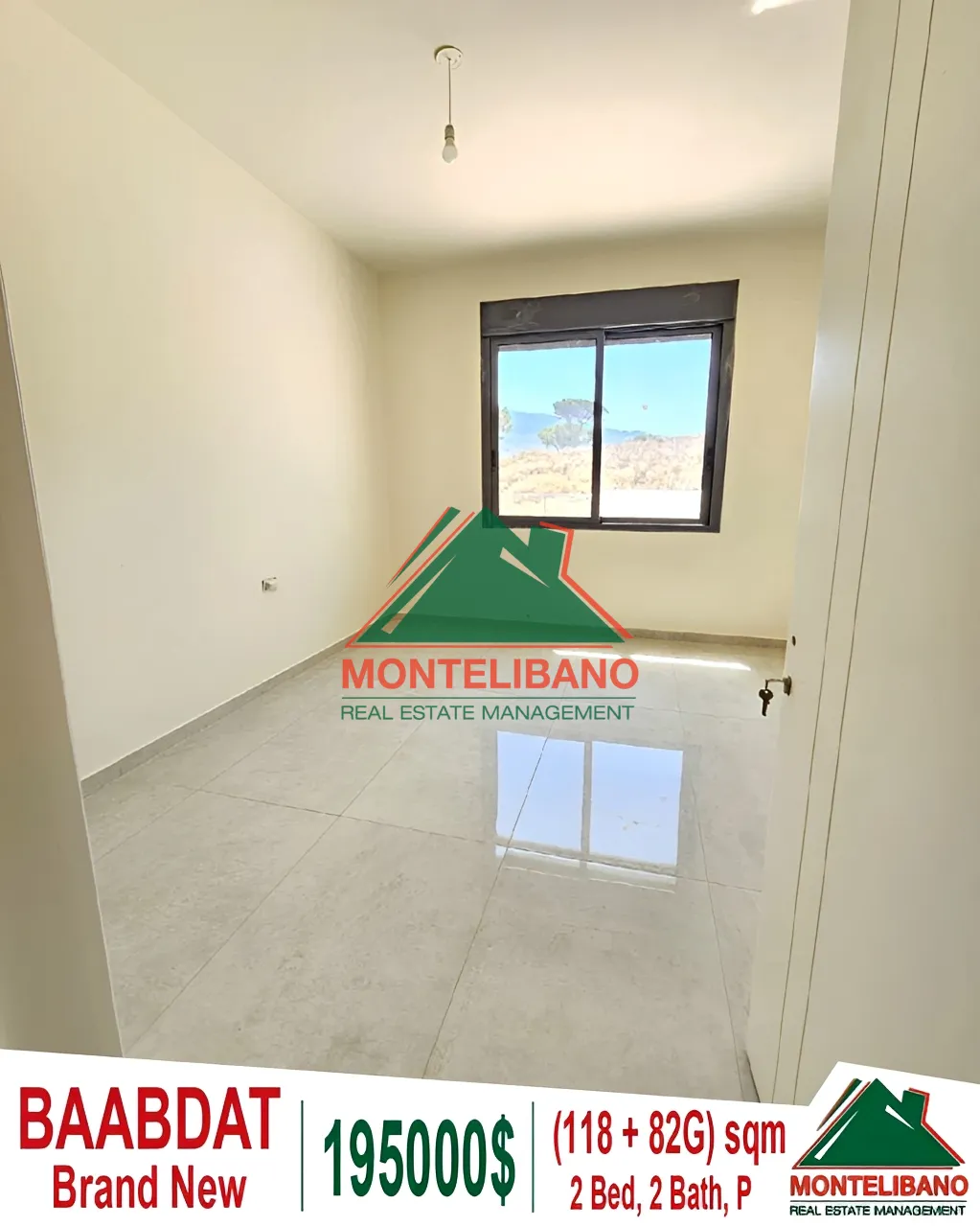 Apartment for Sale in Baabdat, Lebanon - 2 bed, 2 bath