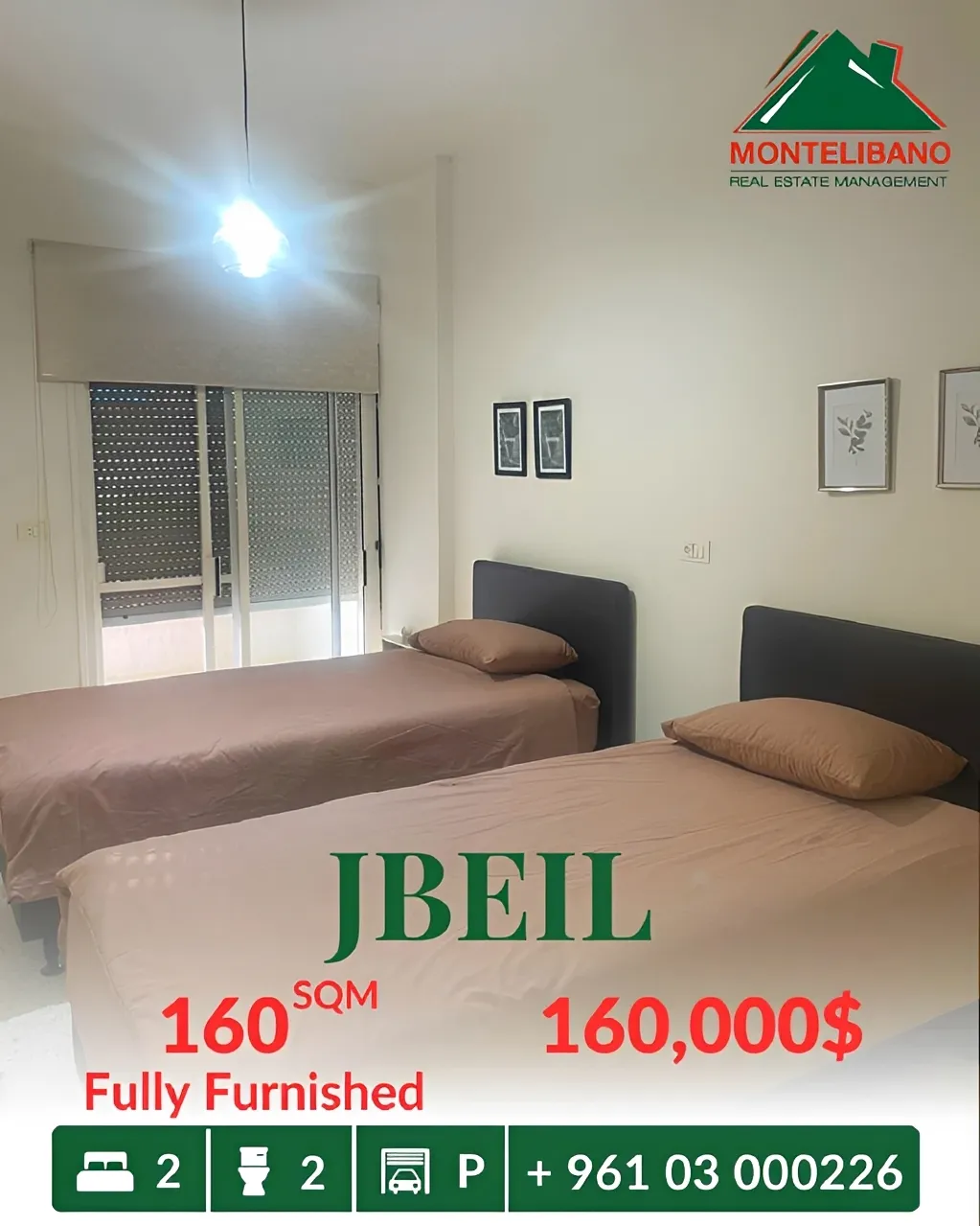 Apartment for sale in Jbeil, Lebanon