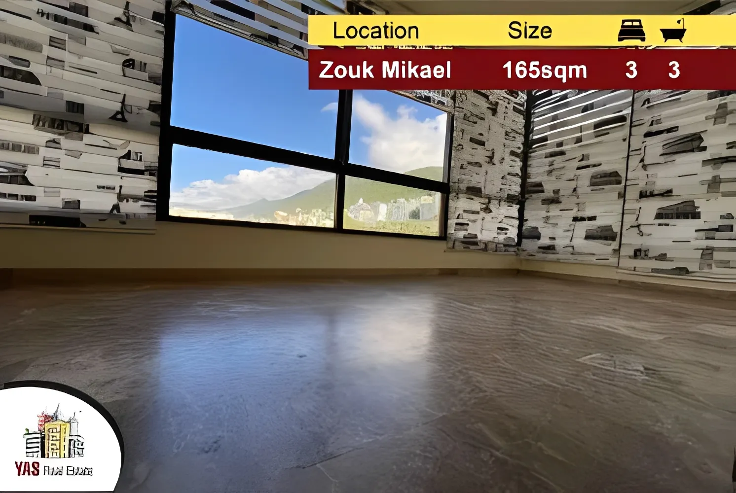Apartment for Sale in Zouk Mikael - 3 bed, 3 bath