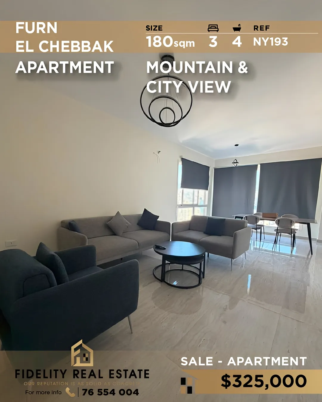 Apartment for sale in Forn El Chebbak, Lebanon