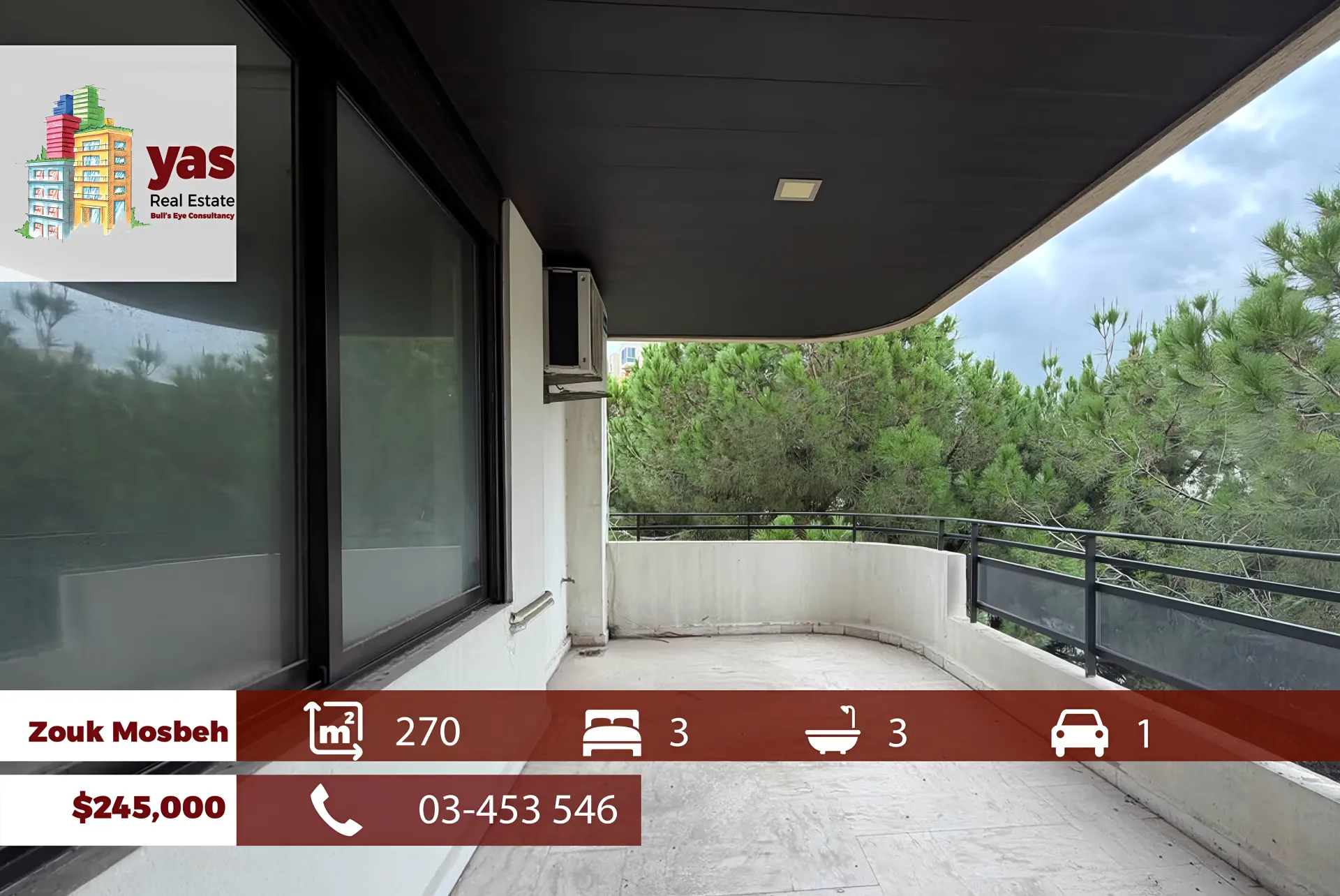 Apartment for Sale in Zouk Mosbeh