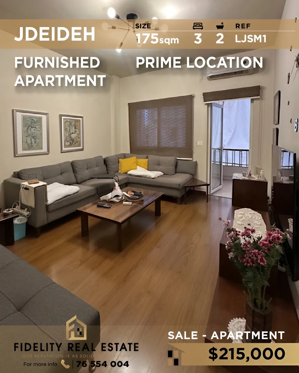 Apartment for sale in Jdeideh, Lebanon