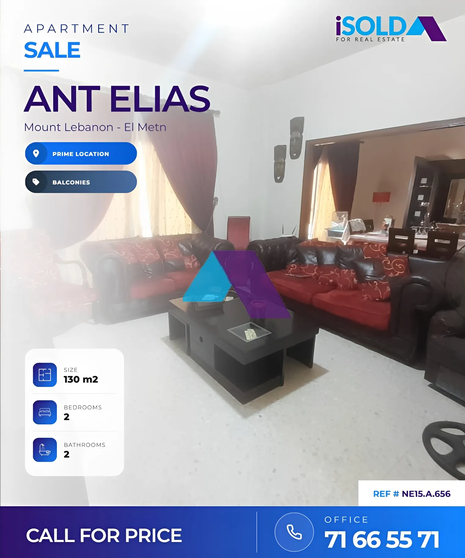 Apartment for sale in Antelias