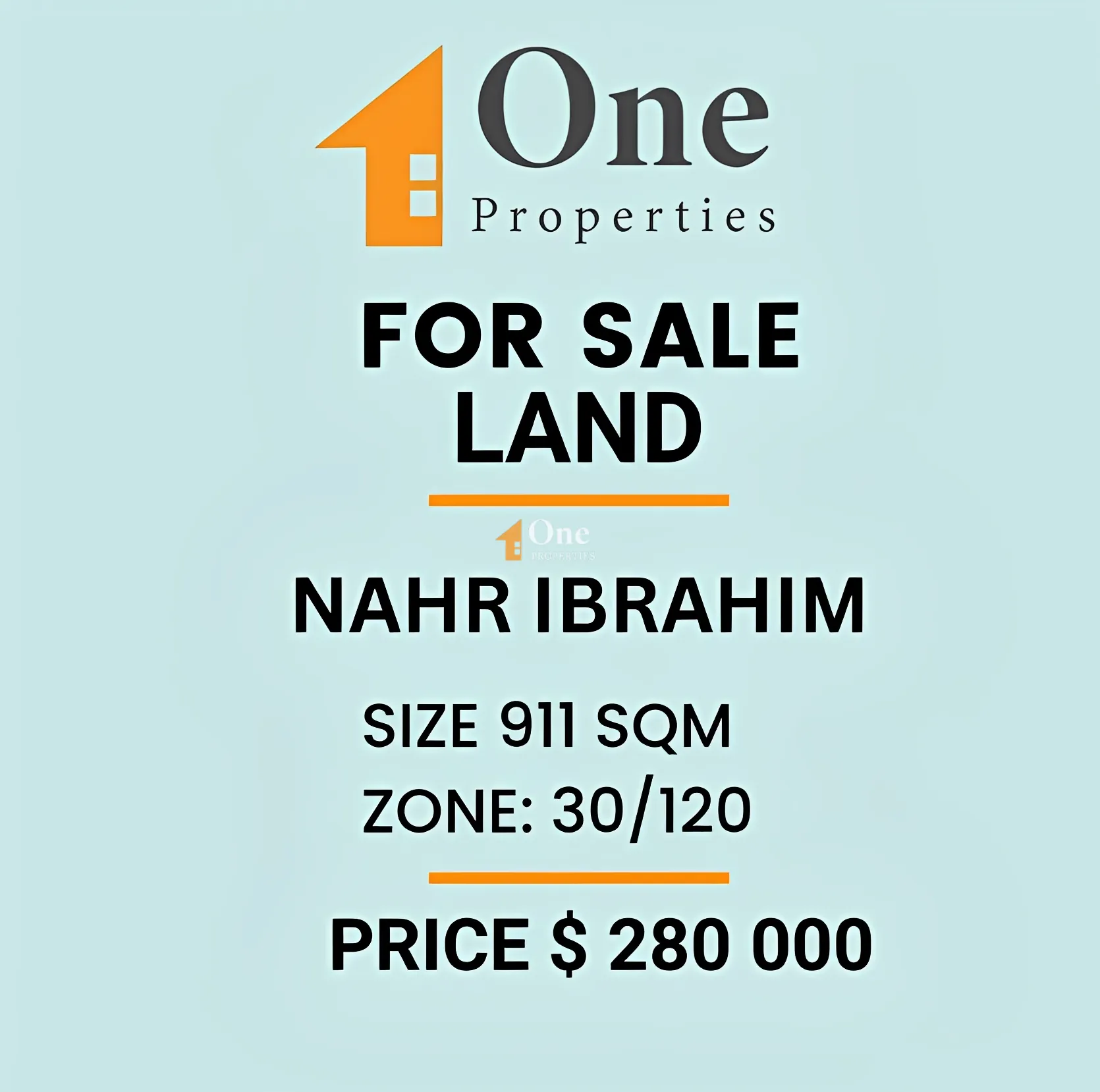 Land for sale in Nahr Ibrahim, Lebanon