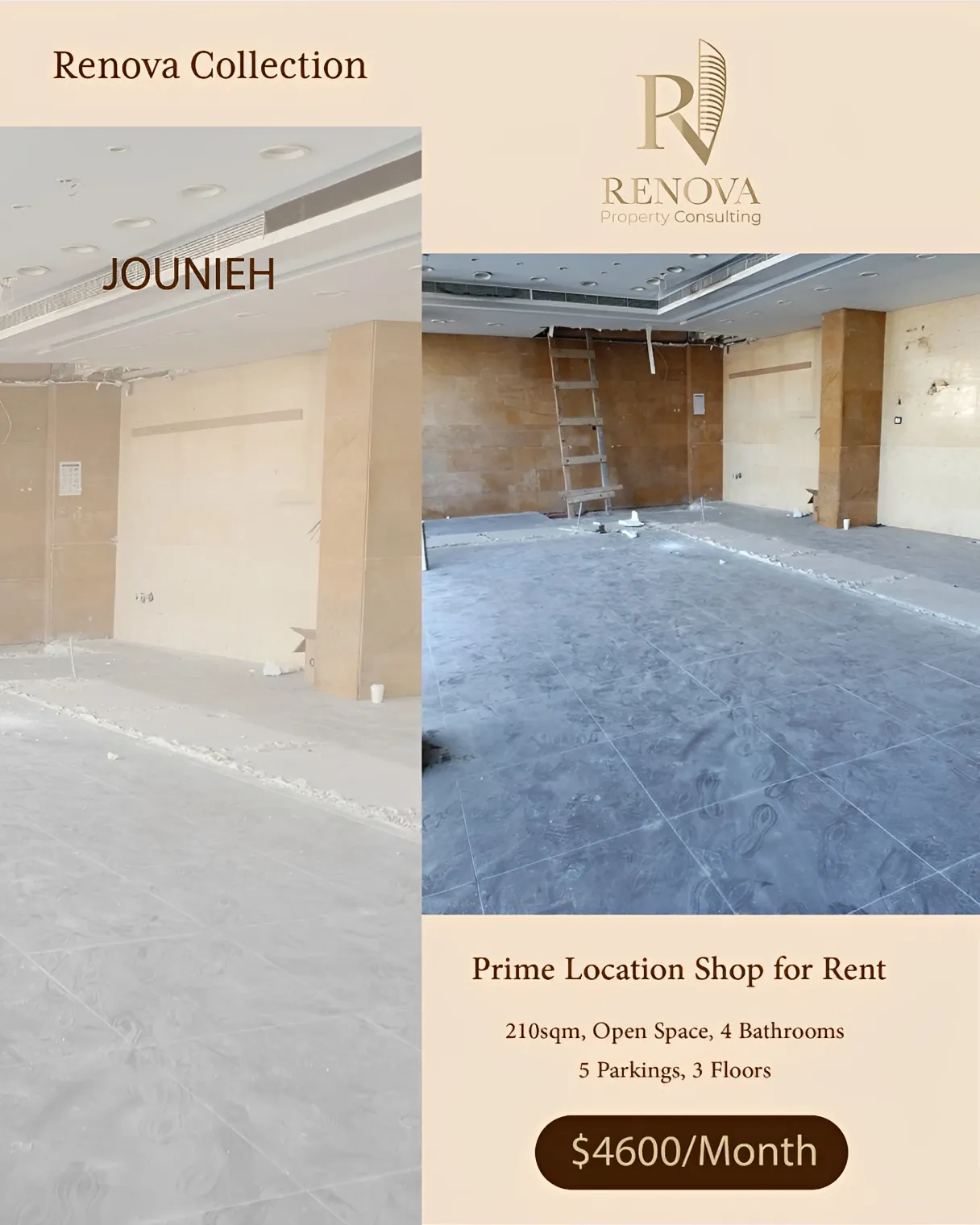 Shop for rent in Jounieh, Lebanon