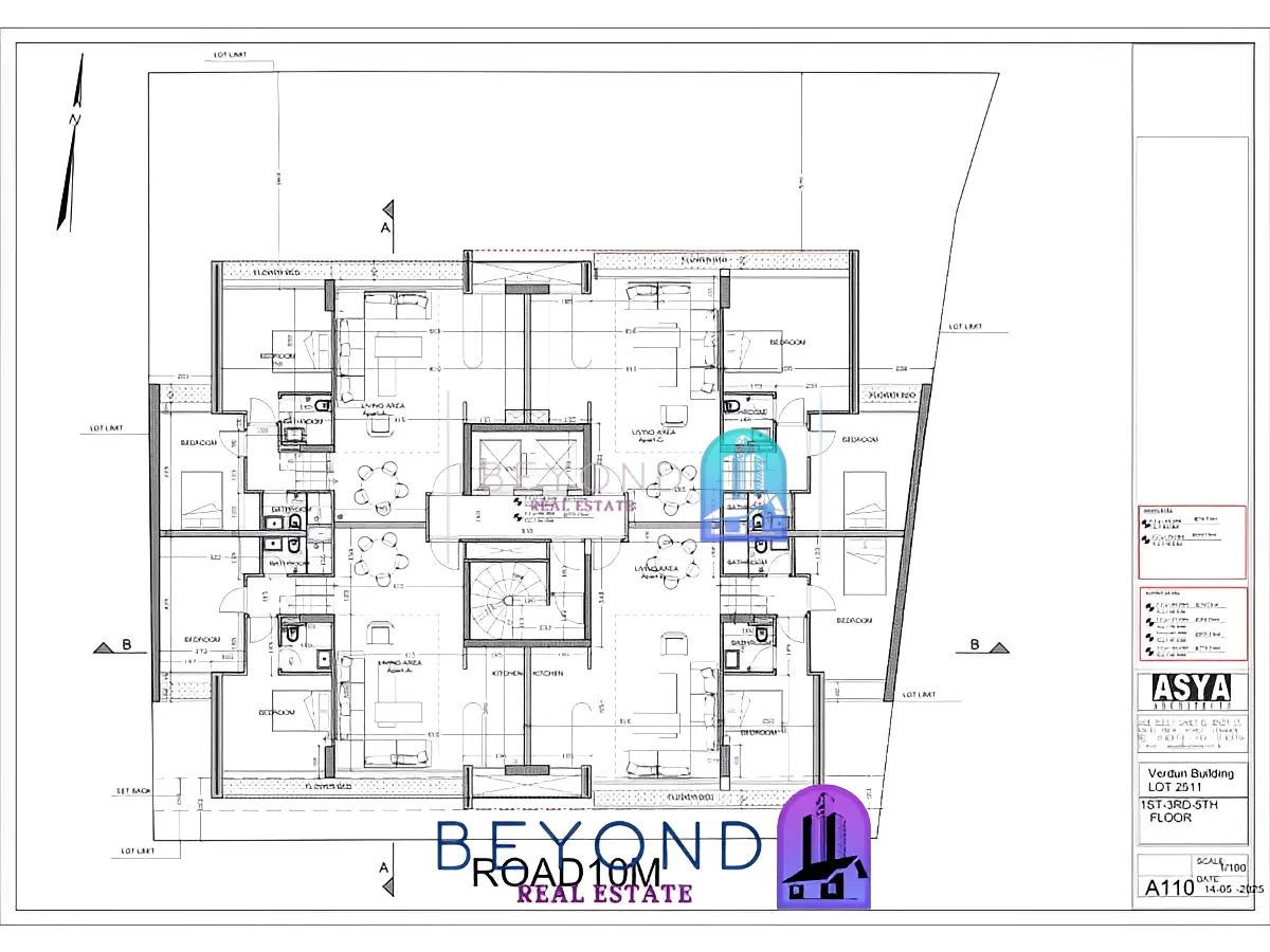 Apartment for sale in Verdun, Bayrut, Lebanon
