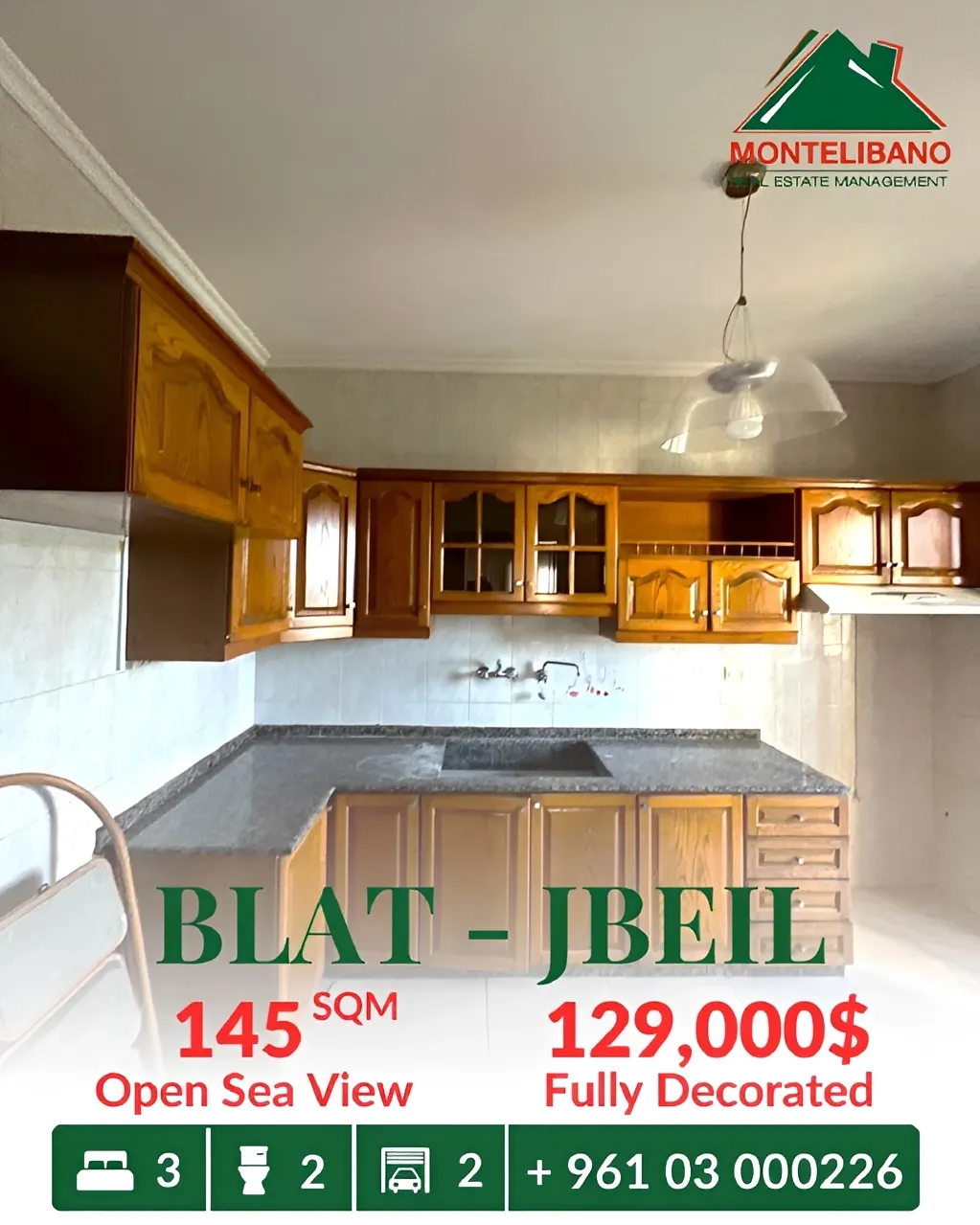 Apartment for sale in Blat, Lebanon