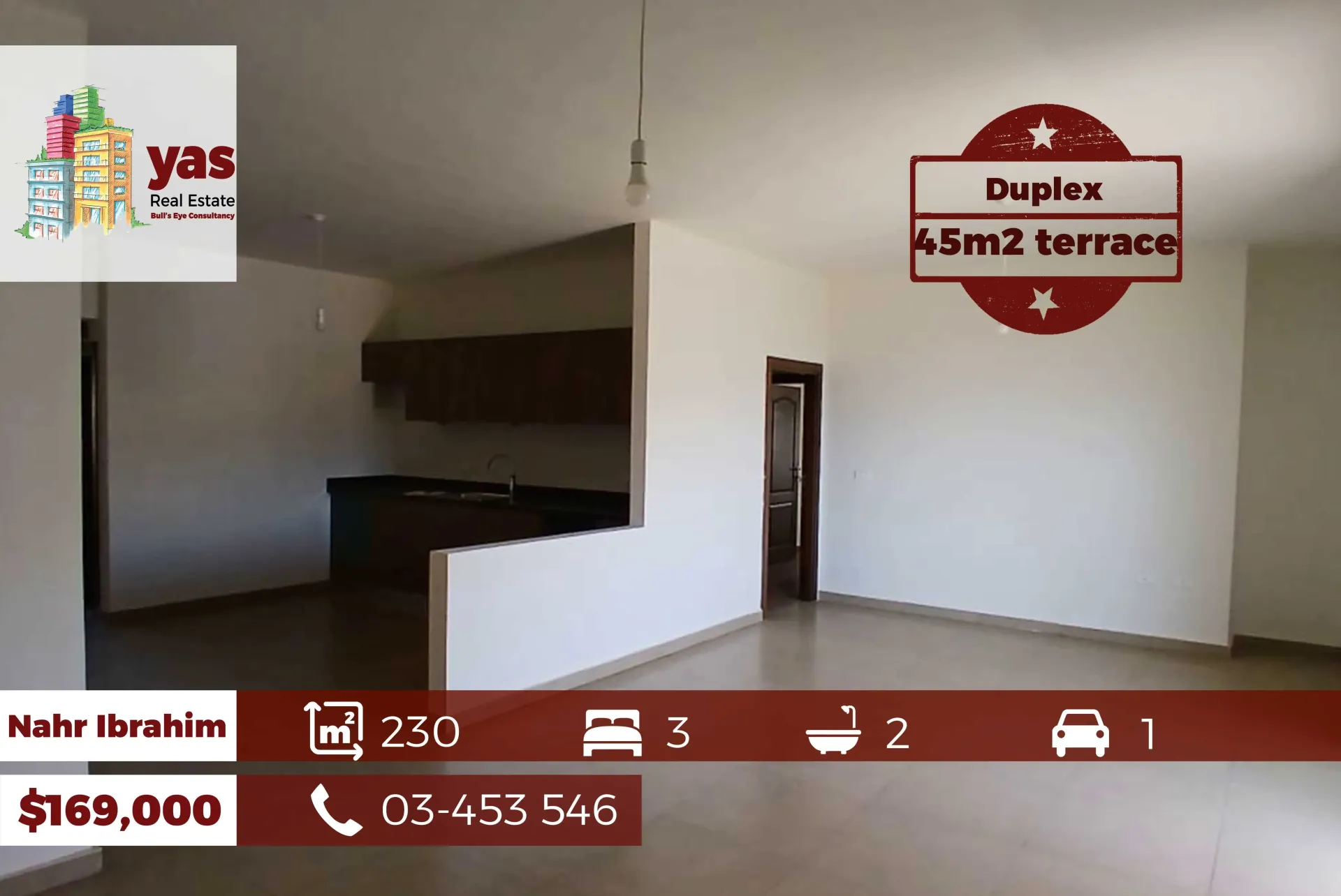 Apartment for Sale in Nahr Ibrahim