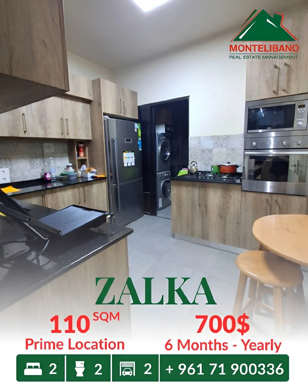 Apartment for rent in Zalqa, Lebanon