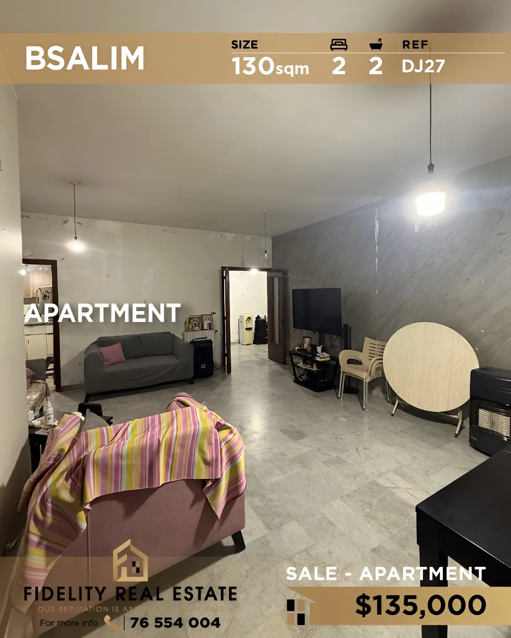 Apartment for sale in Bsalim, Lebanon - 2 bed, 2 bath