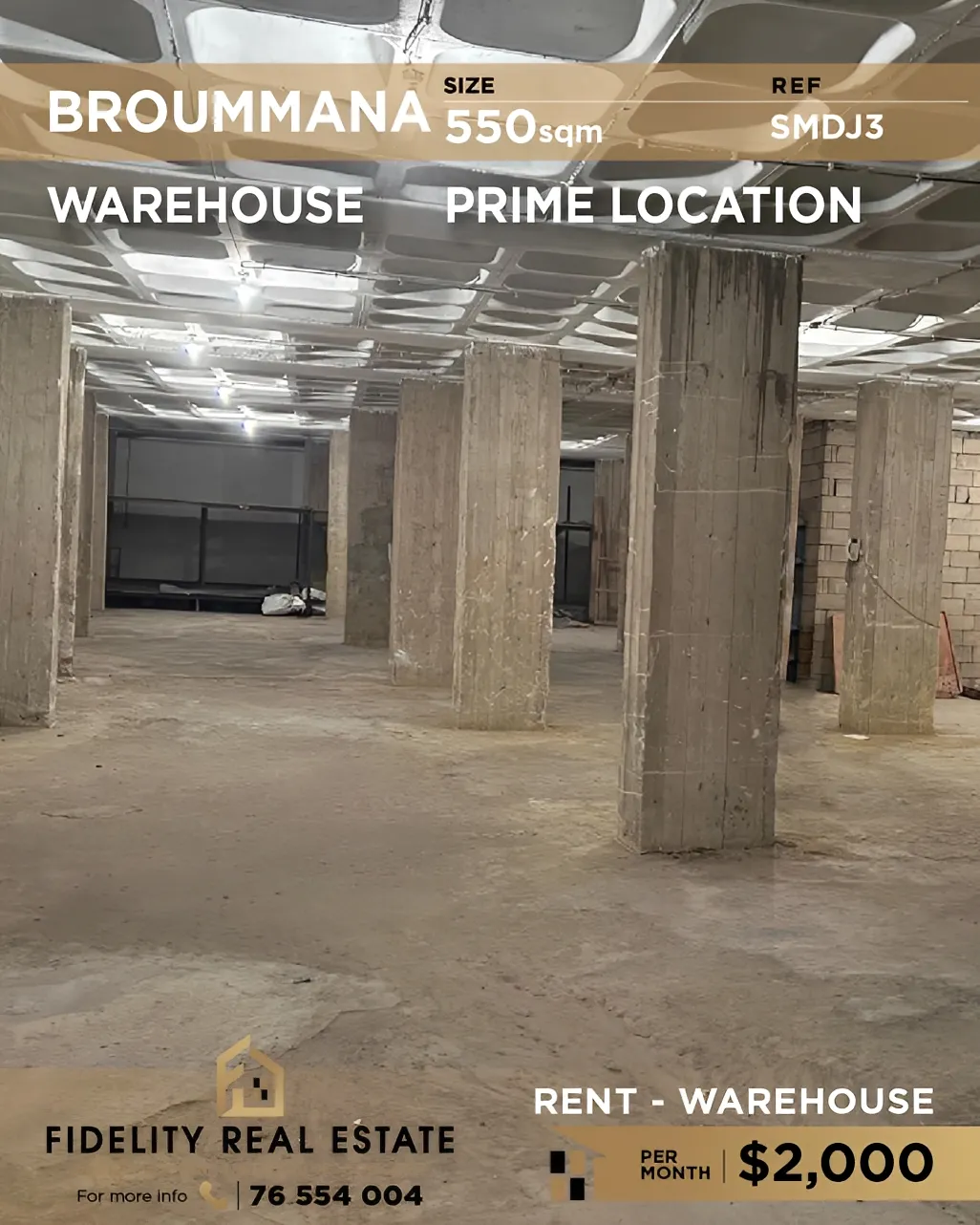 Warehouse for rent in Broummana, Lebanon