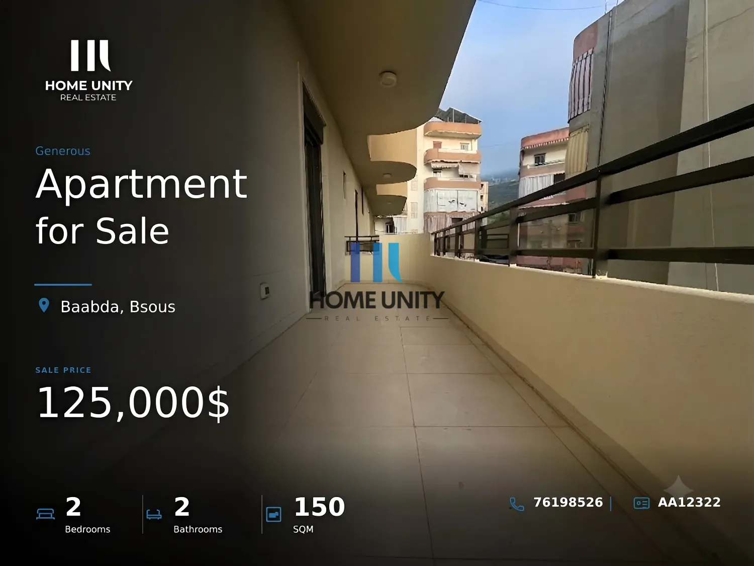 Apartment for Sale in Bsous