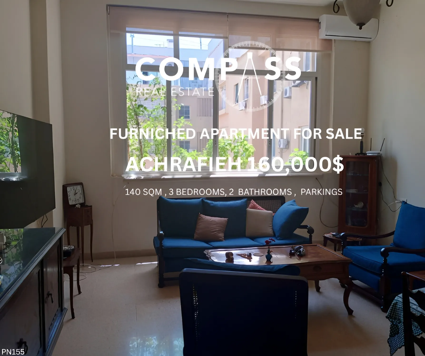 Apartment for Sale in Achrafieh, Beirut, Lebanon - 3 bed, 2 bath