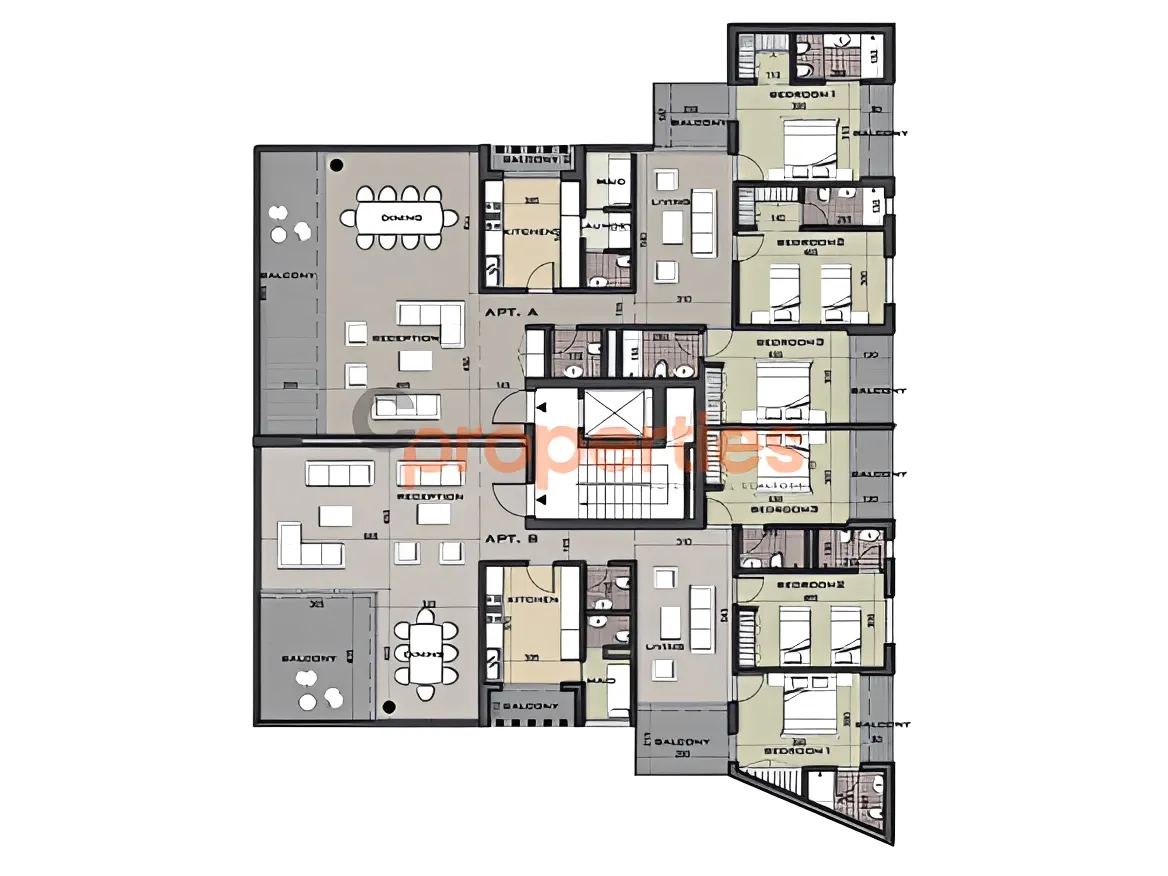 Apartment for Sale in Beit El Chaar - 3 bed, 5 bath