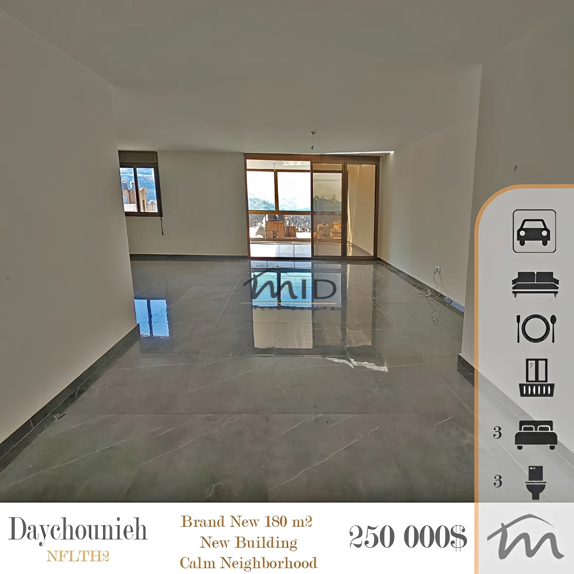 Residential in Daychounieh, lebanon - 3 bed, 3.0 bath