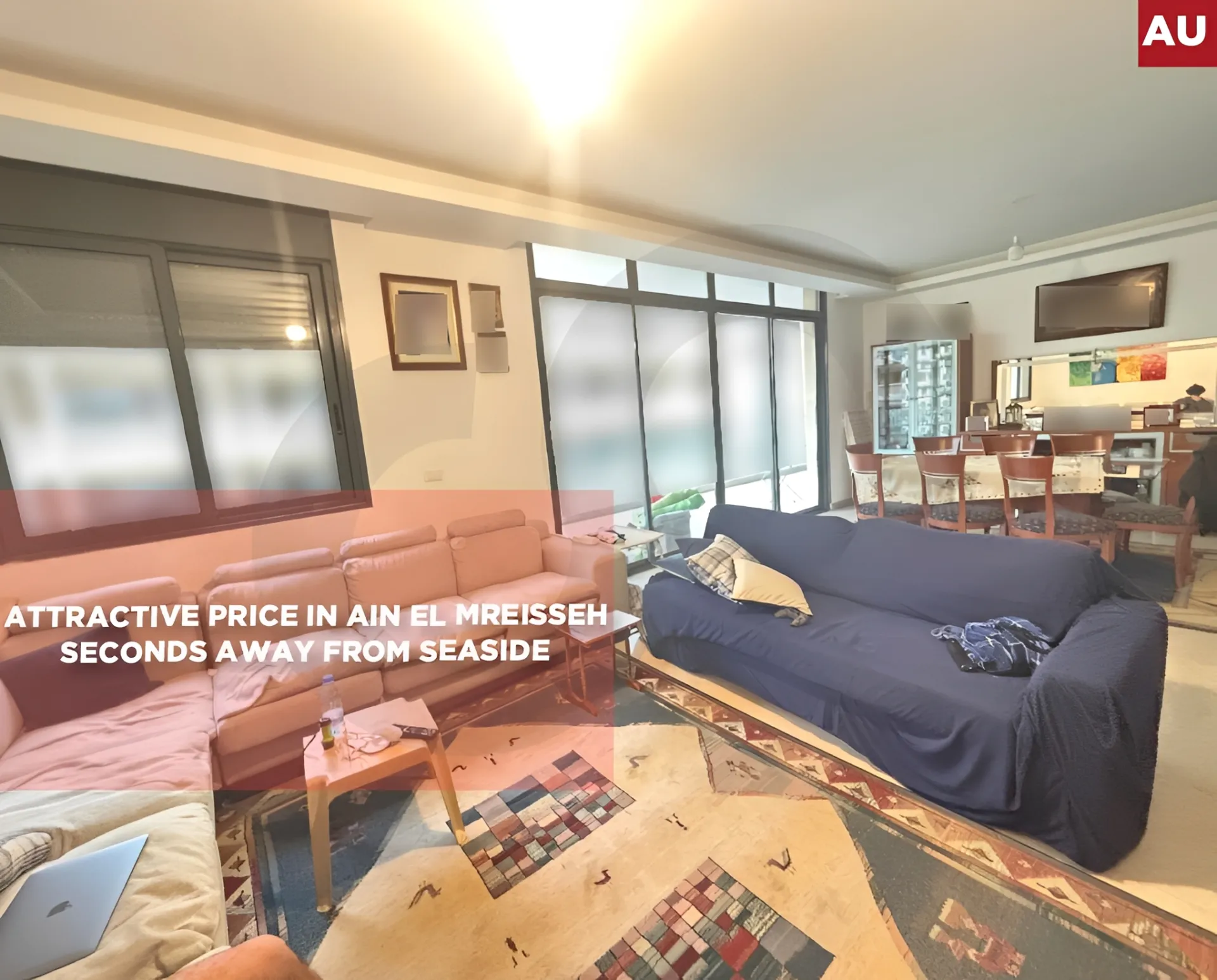 Apartment for Sale in Ain Al Mraiseh, Beirut, Lebanon - 3 bed, 4 bath
