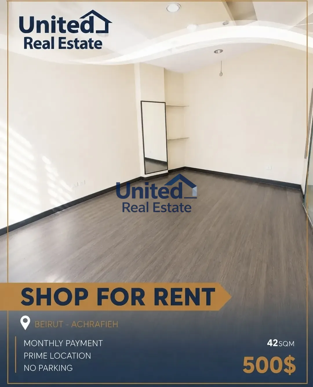 Shop for rent in Achrafieh, beirut, lebanon