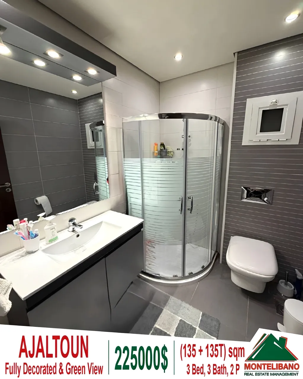 Apartment for sale in Ajaltoun, Lebanon