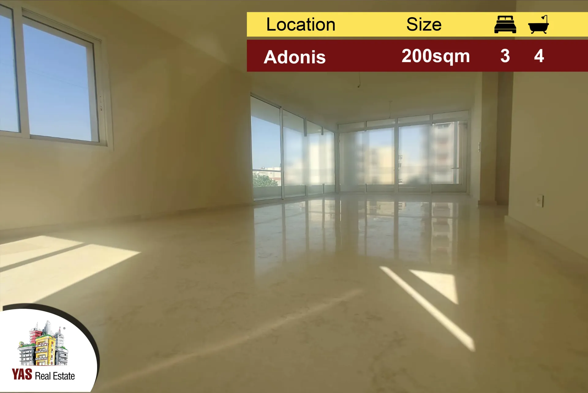 Apartment for Sale in Adonis - 3 bed, 4 bath