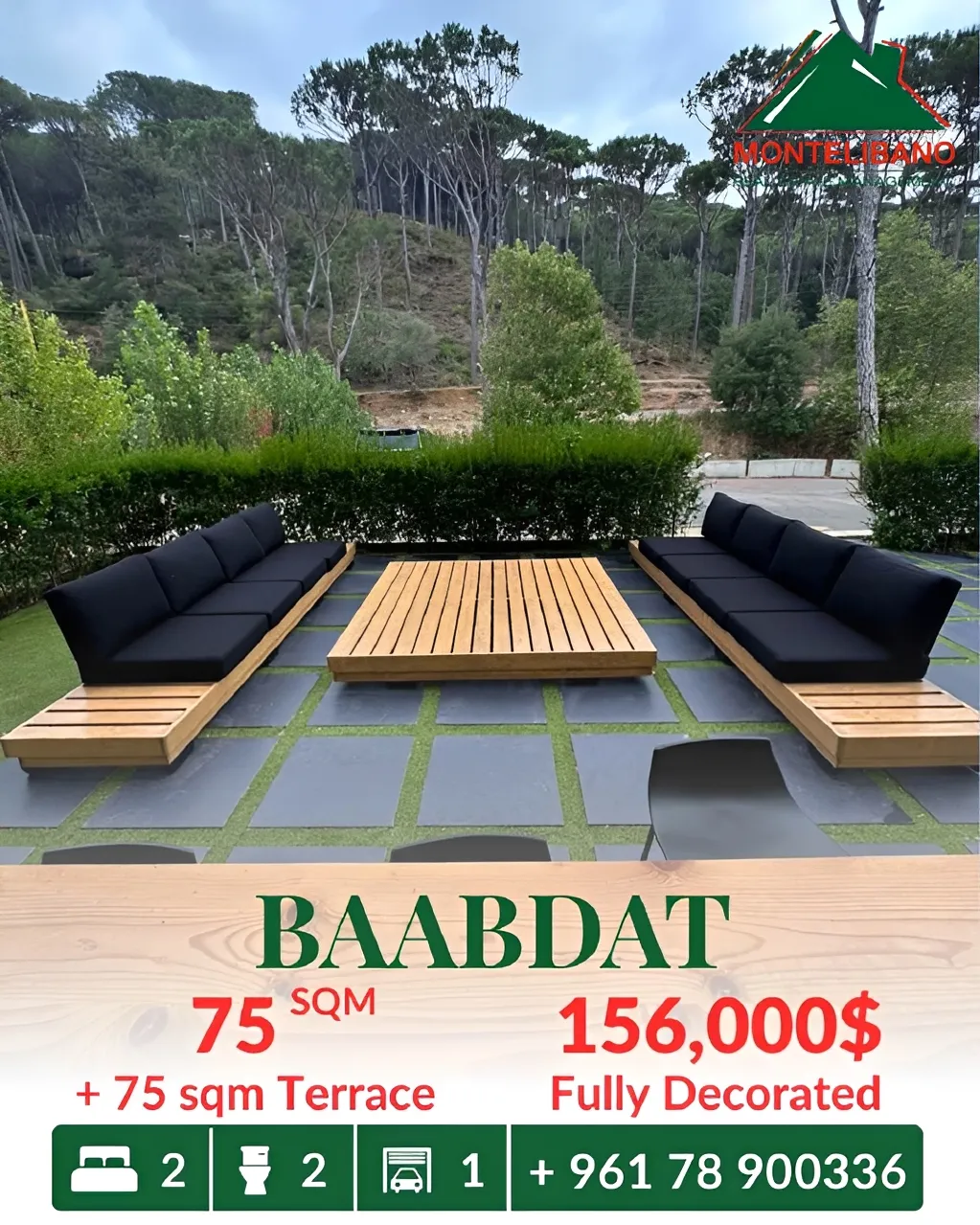 Apartment for sale in Baabdat, Lebanon