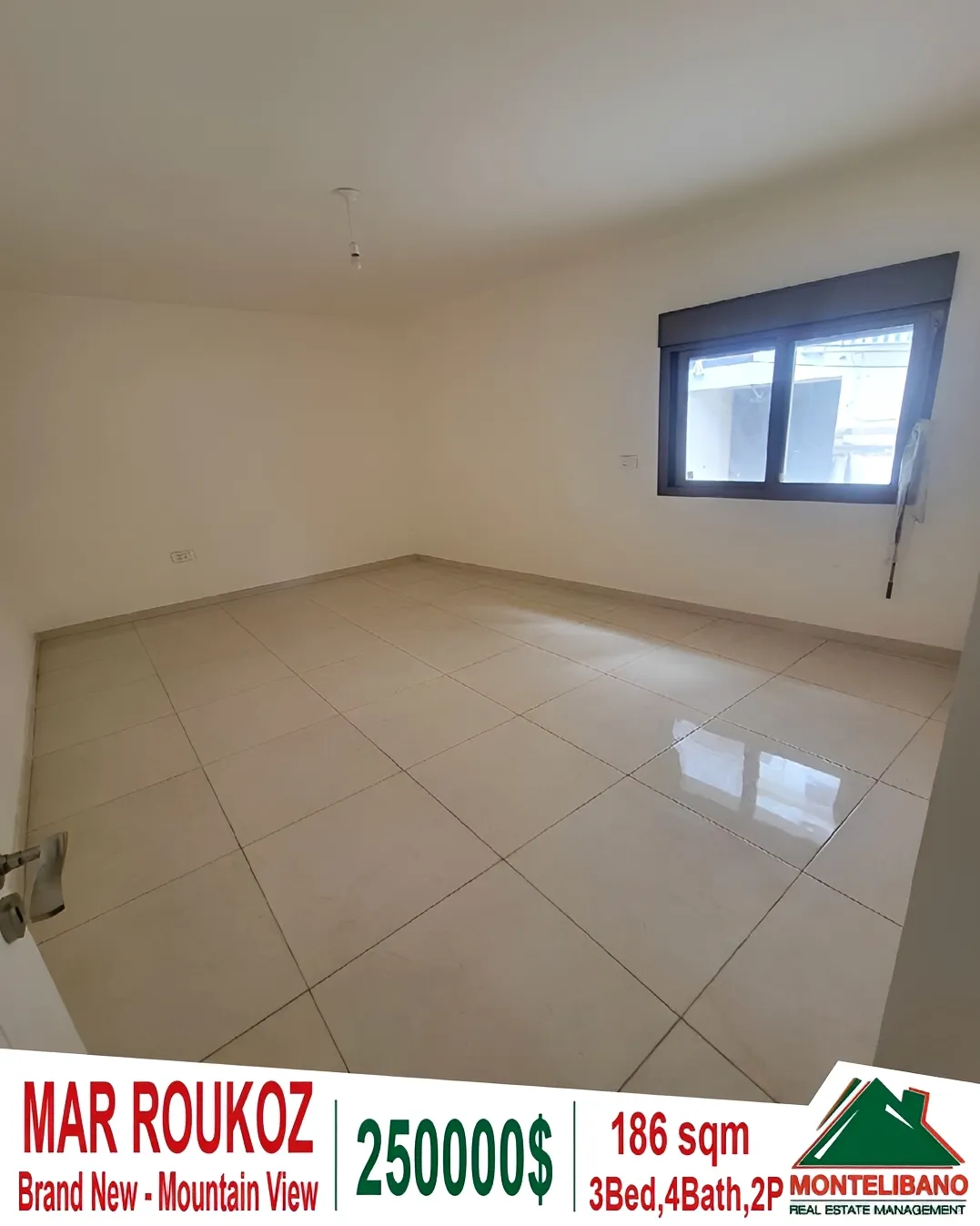 Apartment for sale in Mar Roukouz, Lebanon