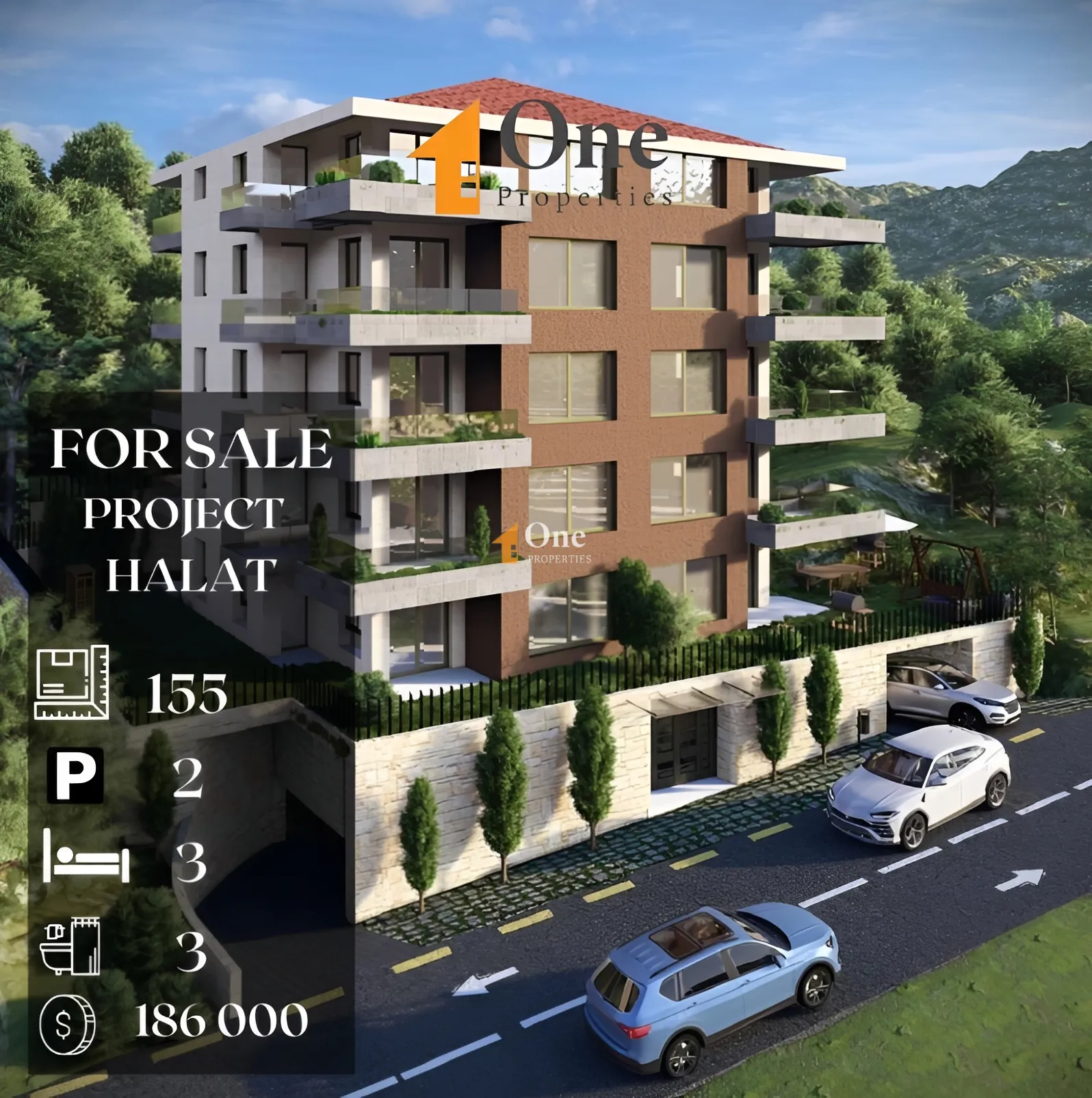 Apartment for sale in Halat, Lebanon - 3 bed, 3 bath