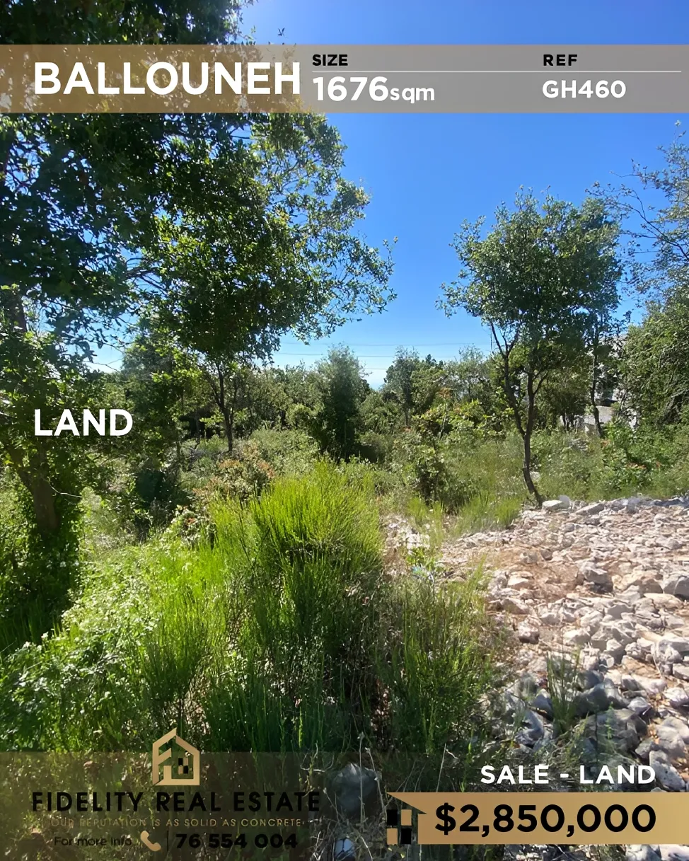 Residential Land for sale in Ballouneh, Lebanon