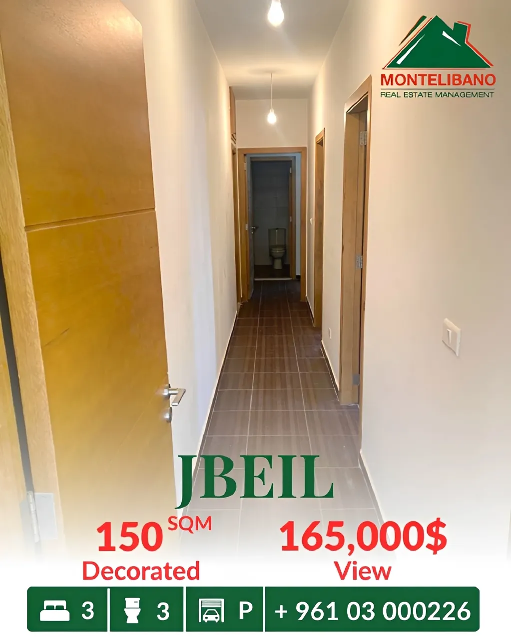 Apartment for sale in Jbeil, Lebanon
