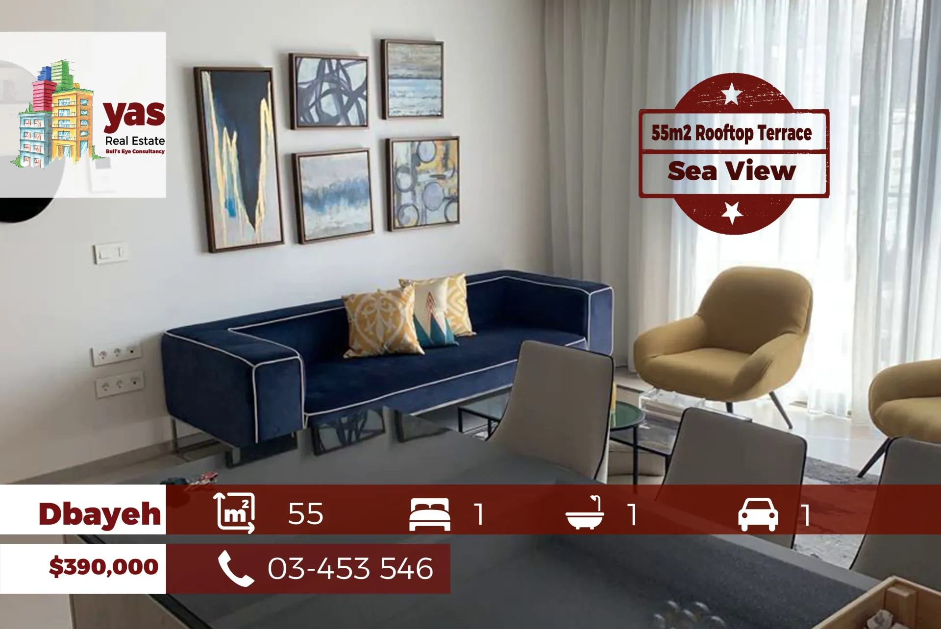 Apartment for Sale in Dbayeh