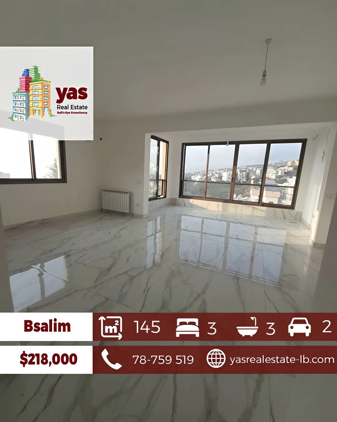 Apartment for Sale in Bsalim