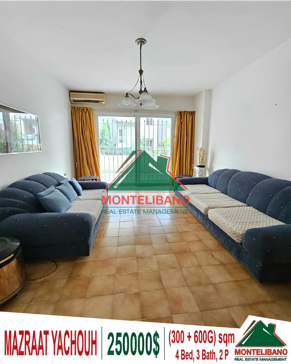 Apartment for Sale in Mazraat Yachoua, Lebanon